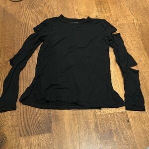 Six Fifty Girls Long Sleeve Tee Black Size N/A